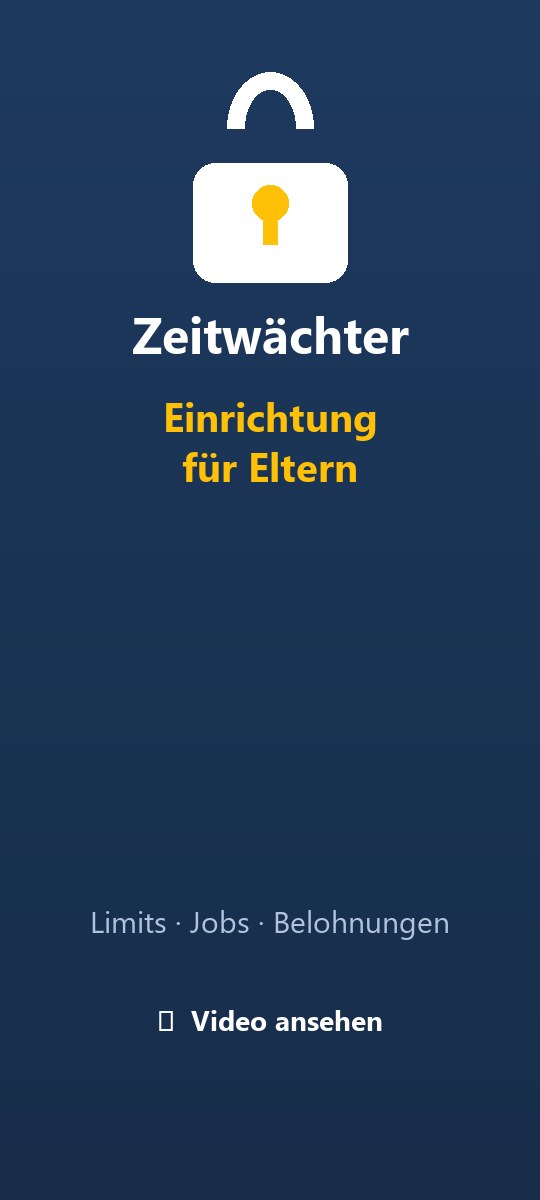 Vorschau: Einrichtung durch die Eltern